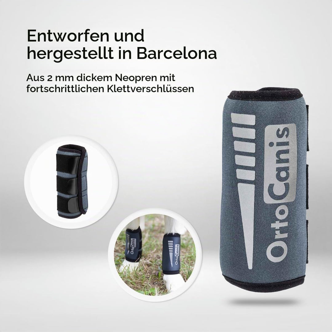 Ortocanis - Karpalgelenkbandage für Hunde mit Arthrose, Bänder- oder Sehnenverletzungen, Grösse S, G