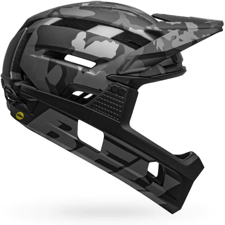 BELL Herren Super Air Helm L Matte Black/White Fasthouse, L Matte Black/White Fasthouse