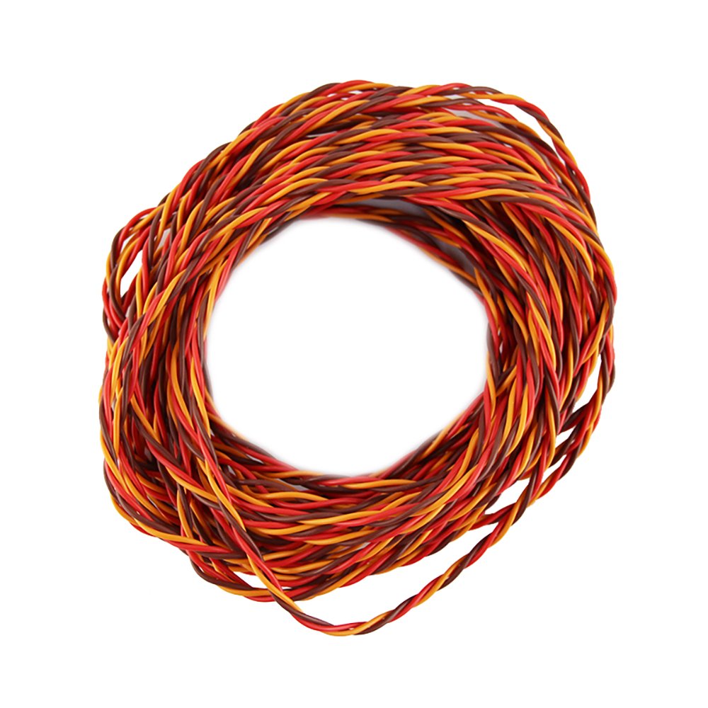 OliYin 32 Füsse 22AWG 60cores Twisted Servo führen Servo erweitertes Kabel verdrillten Draht für JR