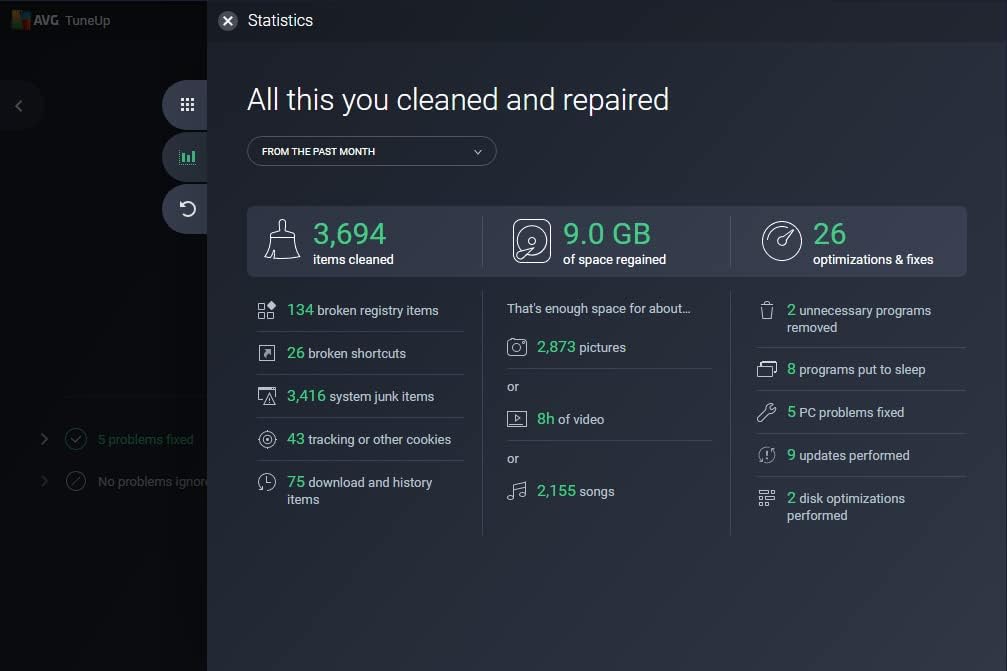 AVG TuneUp 2024 | Unbegrenzte Geräteanzahl | 1 Jahr | Junk-Dateien entfernen und das System beschleu