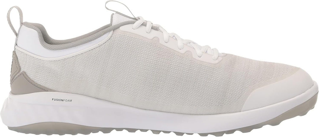 PUMA Herren Fusion Pro Extra Wide Golfschuhe 46 EU Puma Weiss Puma Silver High Rise, 46 EU Puma Whit
