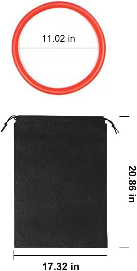 10 Stück Mehrfarbige Gymnastikreifen,Ringe Das Training Im Sport Mit Tasche,Koordinationsringe,Gymna