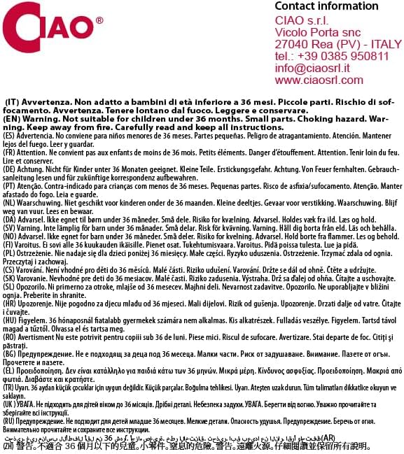 Ciao- Firefighter Baby Kostüm Verkleidung Junge 3-4 Jahre, 3-4 Jahre