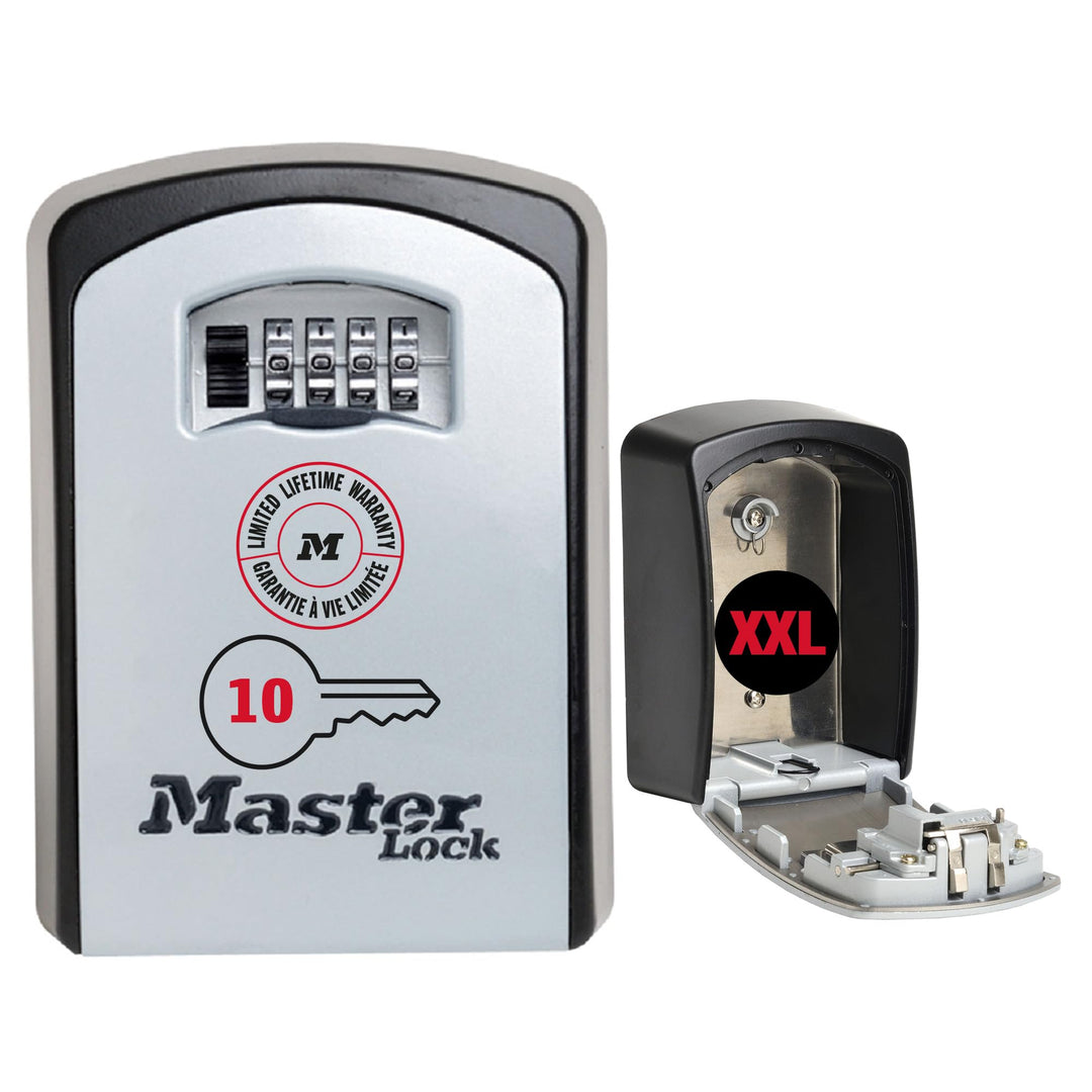Master Lock Schlüsseltresor Extra Large, Wandhalterung, Aussen, 14.6 x 10.6 x 5.3 cm, Schlüsselsafe