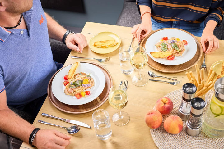 RÖSLE PASSION Besteck-Set 60-teilig, Hochwertiges Essbesteckset für 12 Personen aus Edelstahl 18/10,