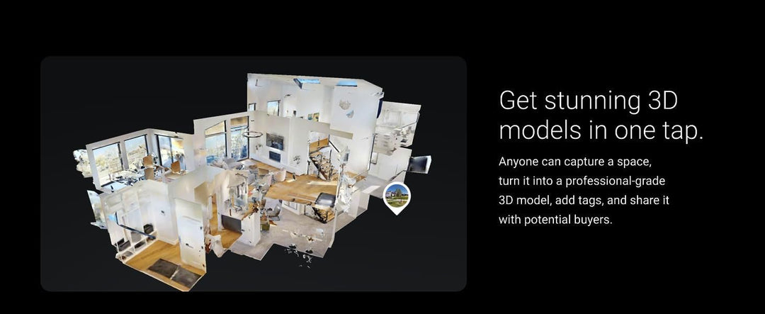 Matterport Pro2 3D 360-Kamera zum Erstellen professioneller virtueller 3D-Rundgang Erlebnisse mit 36