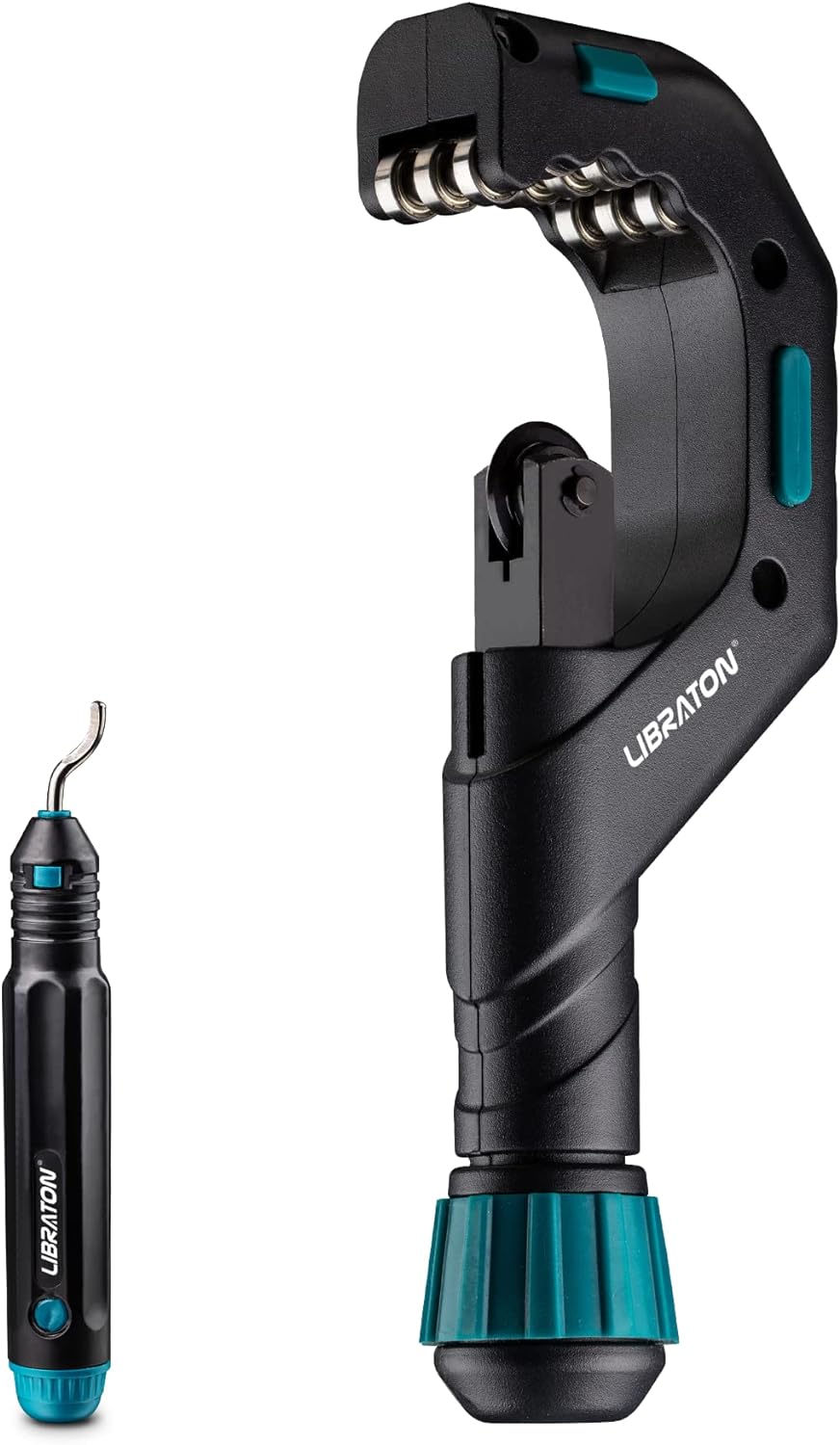 Libraton Rohrschneider 6-70 mm, Rohrabschneider, Kupferrohrschneider Set, Leitungsschneider mit Entg