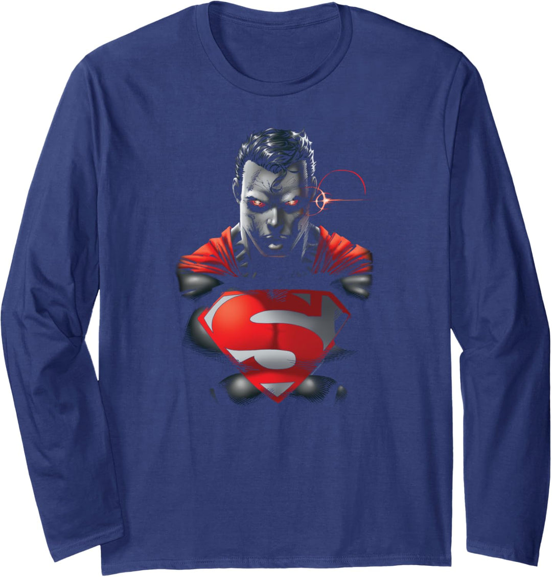 Superman Heat Vision Charged Langarmshirt
