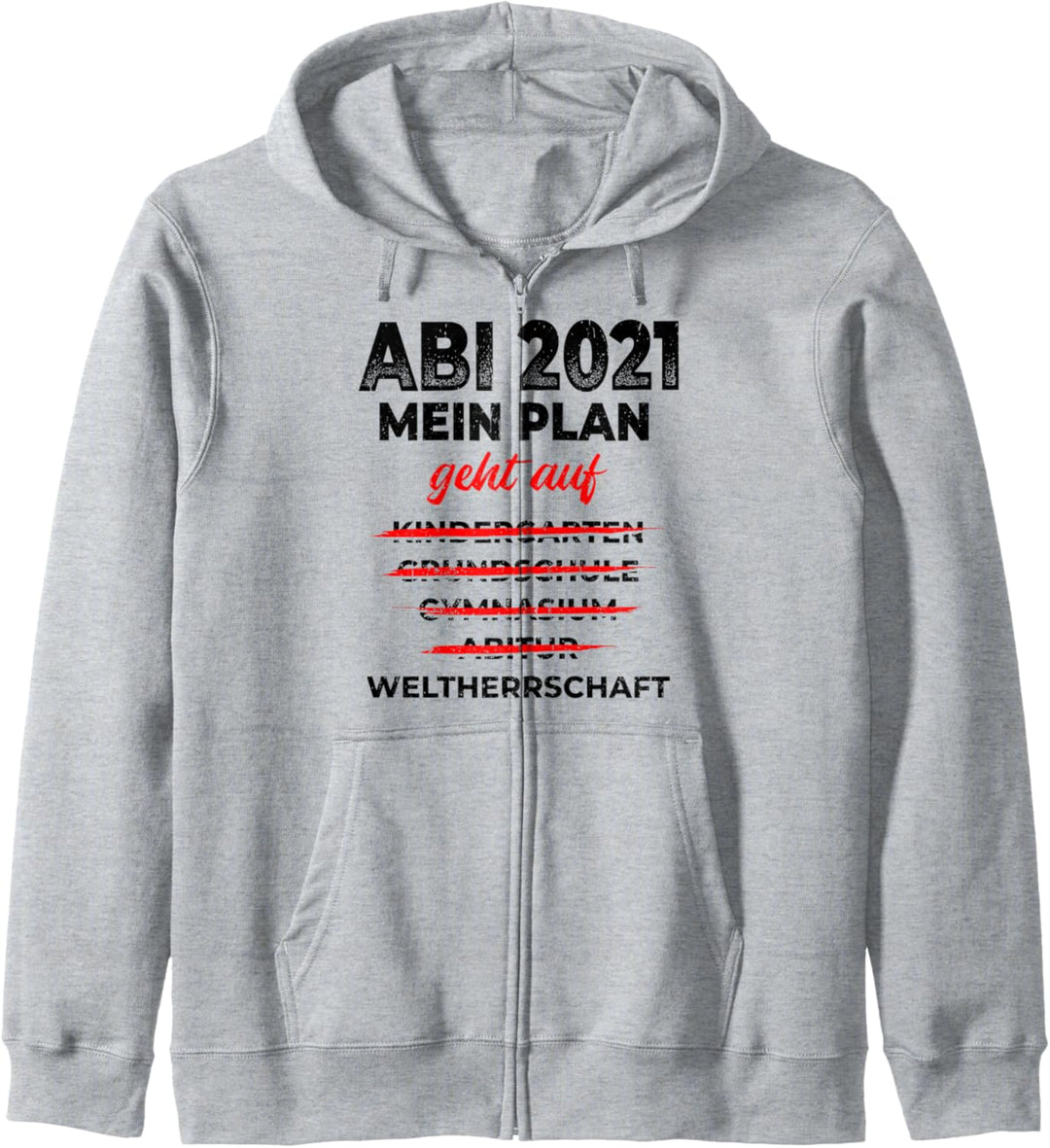 Abi bestanden 2021 - Gymnasium Schulabschluss Abitur Kapuzenjacke