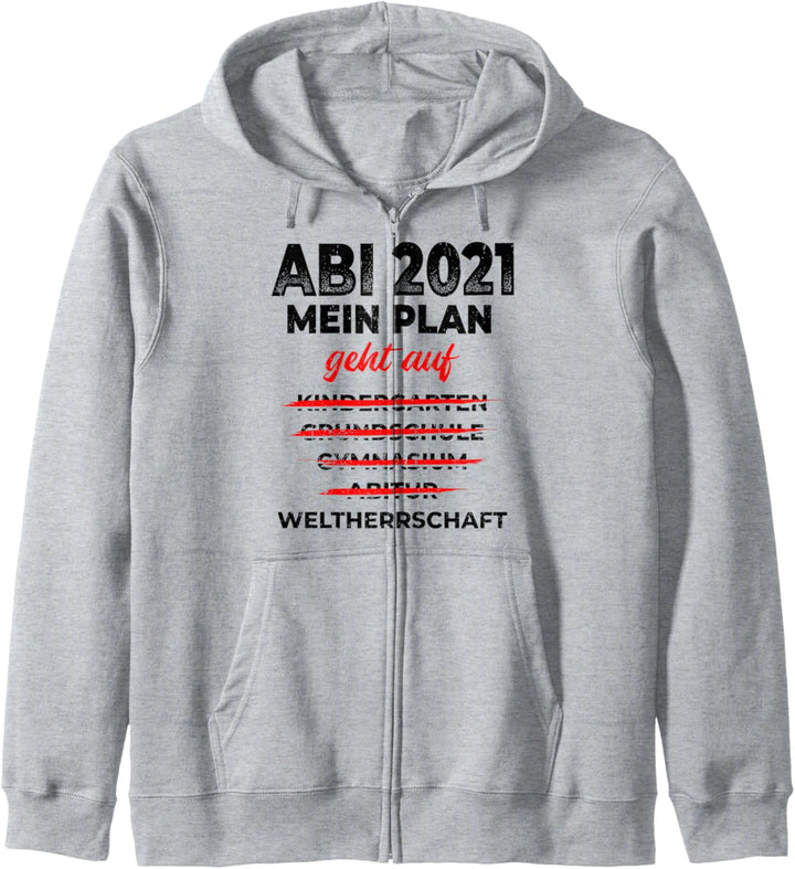 Abi bestanden 2021 - Gymnasium Schulabschluss Abitur Kapuzenjacke