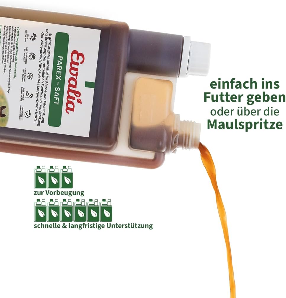 Ewalia Parexsaft für Pferde - Doppelpack - 2 x 1 L 2er Pack, 2er Pack
