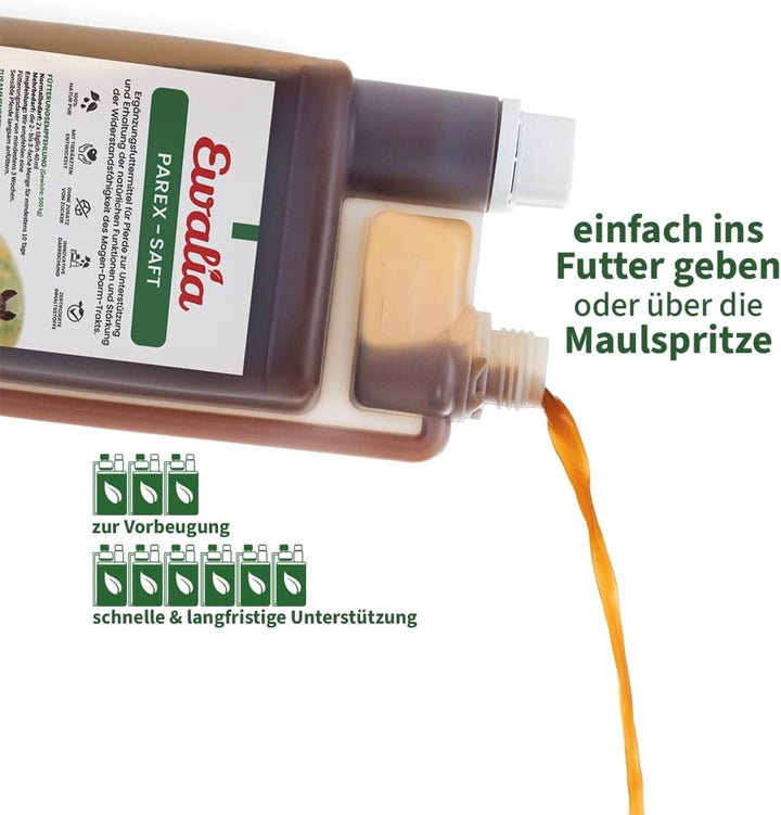 Ewalia Parexsaft für Pferde - Doppelpack - 2 x 1 L 2er Pack, 2er Pack