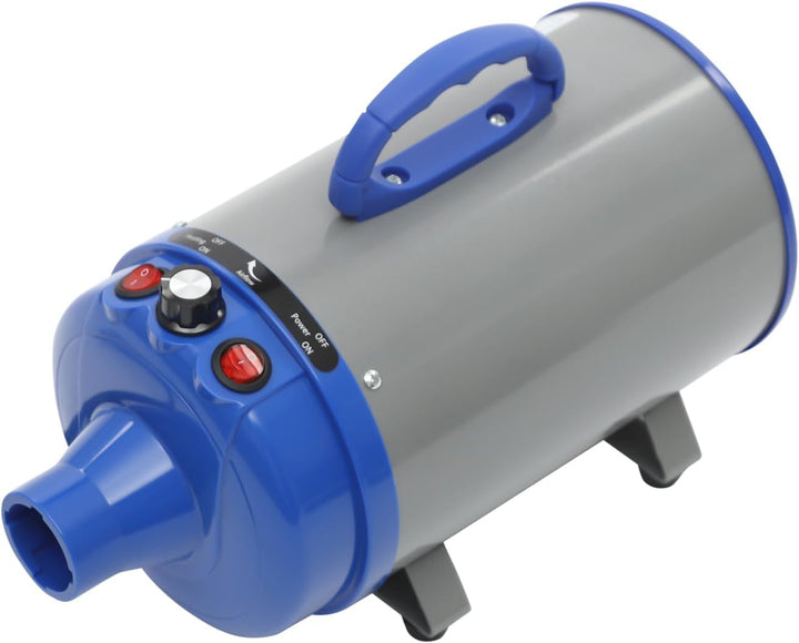 Hundefön Blower mit 4 Düsen - 2200W Profi Blower Hund, Leiser Hundepflege Trockner Gebläse für Hunde