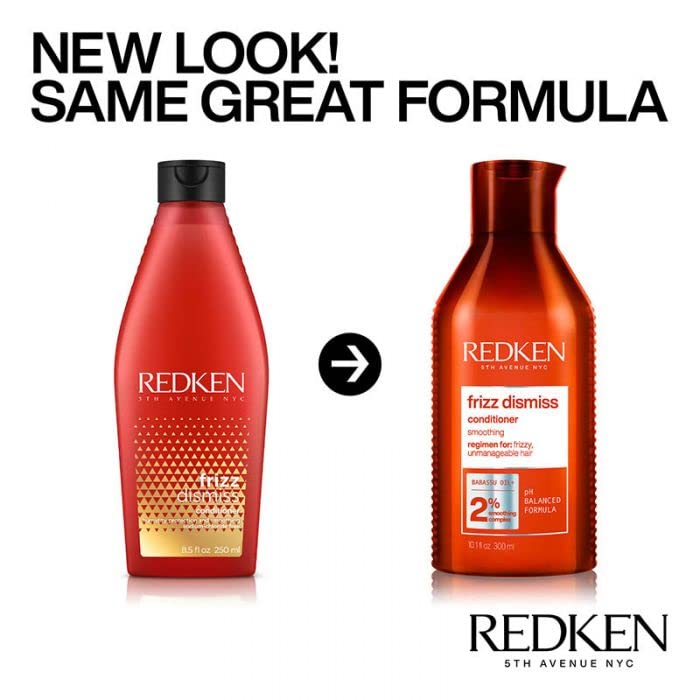 Redken Frizz Dismiss Shampoo 300ml & Spülung 300ml Duo