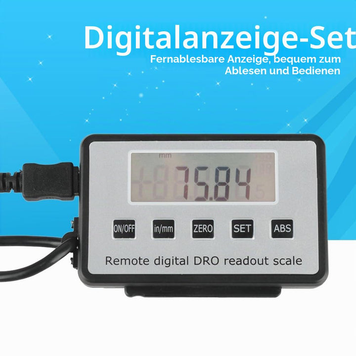 Digitalanzeige, 0-150 mm genaue digitale LCD-Skala für Fräsmaschinen Drehmaschinen, Anzeige für Fern
