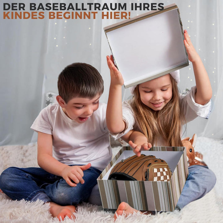 LeapBeast Baseball Handschuhe - Softball Handschuhe mit Einem Ball, Erwachsenen Baseball Training We