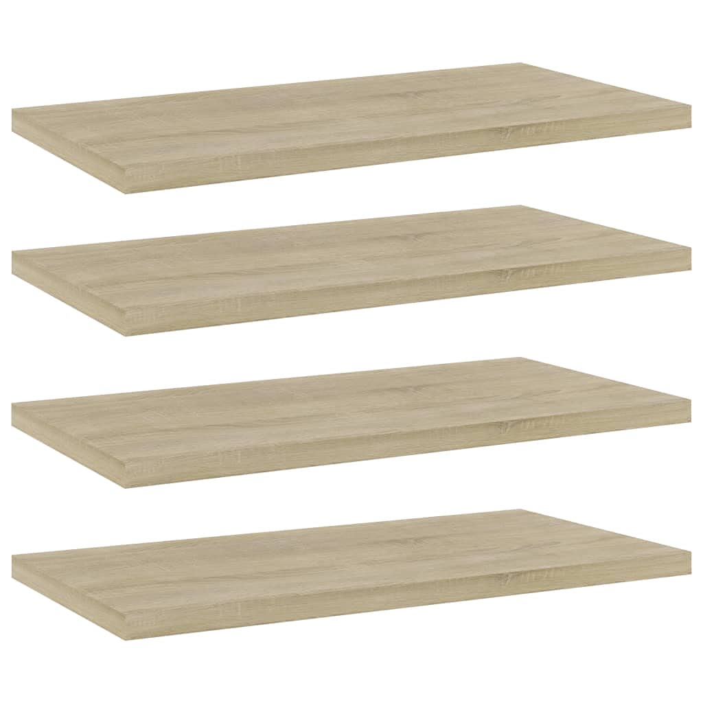 vidaXL 4X Bücherregal Brett Wandboard Wandregal Regal Regalboden Wand Board Ablage Hängeregal Schweb