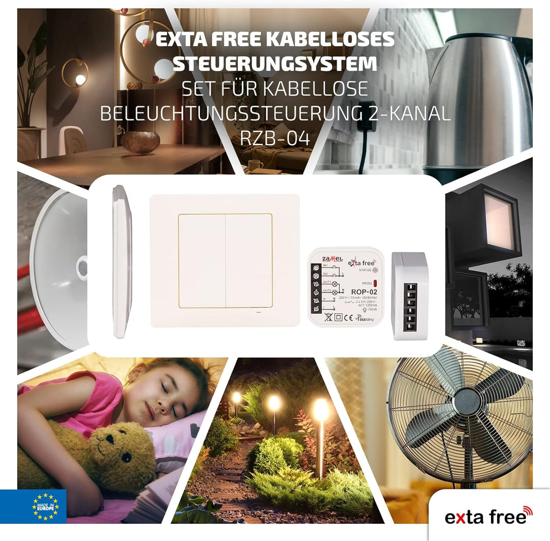 EXTA FREE RZB-04 Wireless- Steuerungsset - Beleuchtung