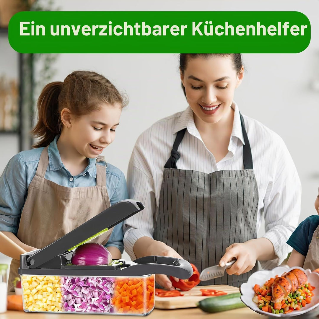 Gemüseschneider, Mandoline Gemüsehobel, 16 In 1 Mehrzweck Gemüse Schneider, Vegetable Chopper, Karto