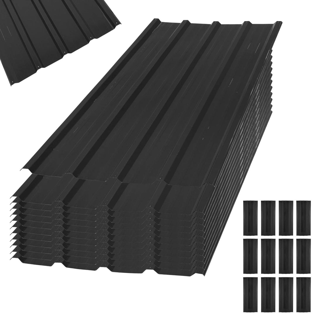 24x Trapezblech 115 x 46 cm = ca. 12,7 m² Verzinkt Rostresistent Wetterfest Profilblech Dachblech We