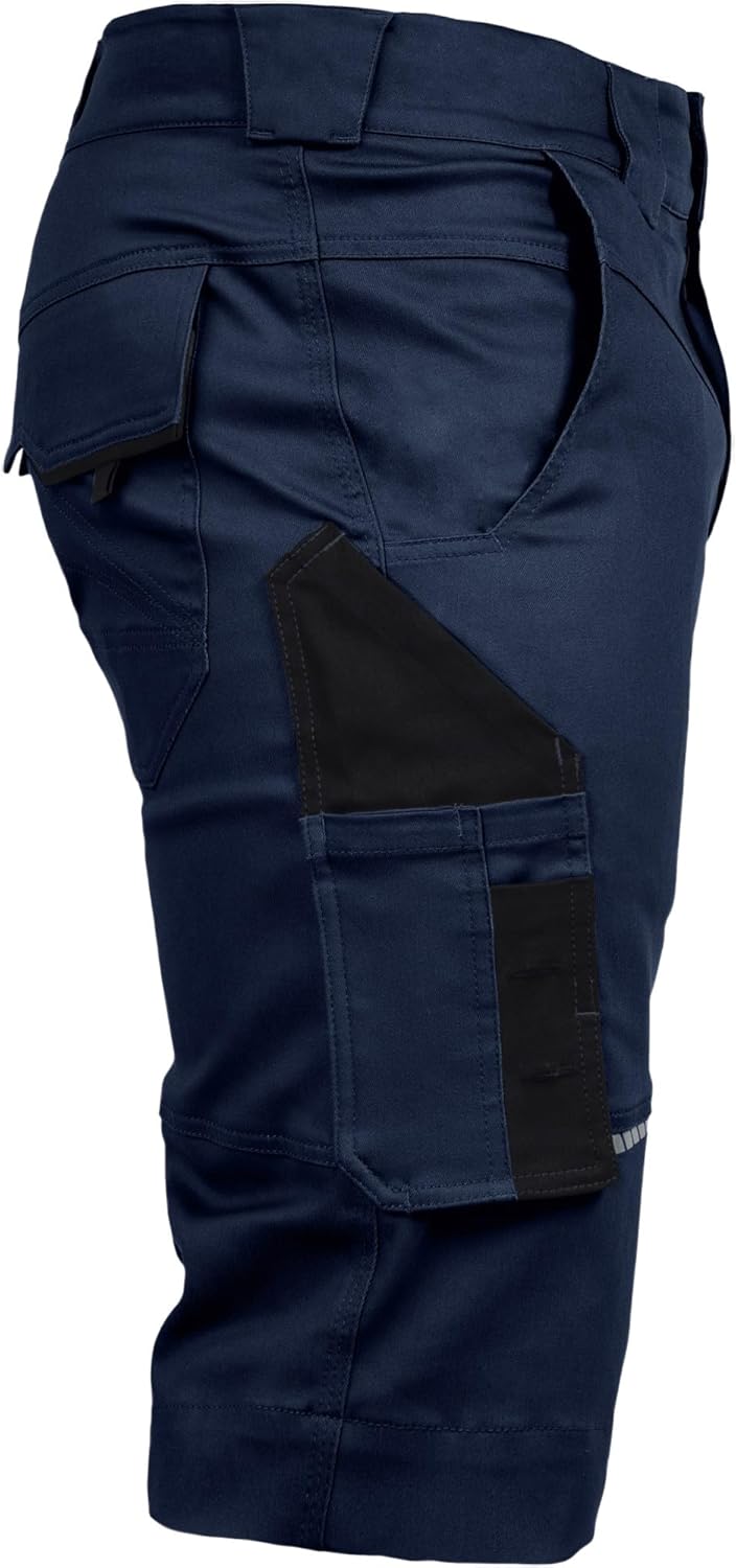 Leibwächter Kurzehose Short FLEXK Flex Line Kornblau-schwarz 48 Blau, 48 Blau