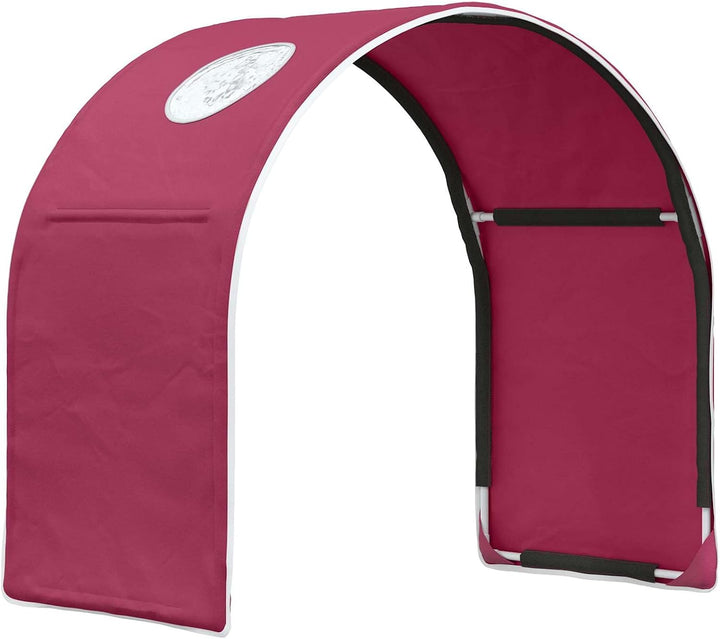 Bettunnel aus Polyester in Rot 211 x 52,5 x 2 cm, 2 Stück, ideal als Zubehör für Lattenrost und Bett