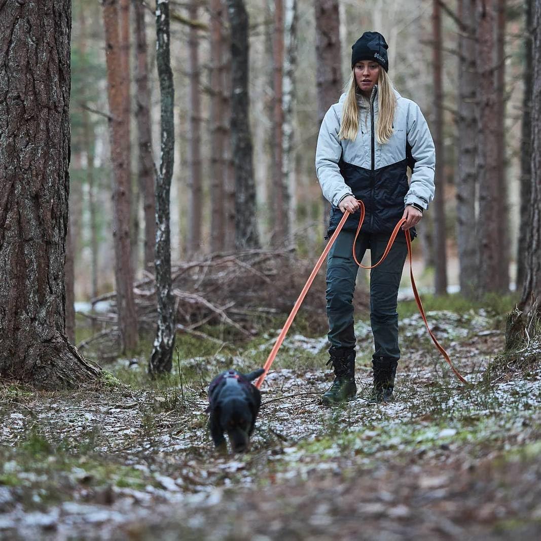 Non-stop dogwear Friction Long line | Schleppleine mit Gummieinsätzen | Länge:15m 15 m / 49,2 Fuss,