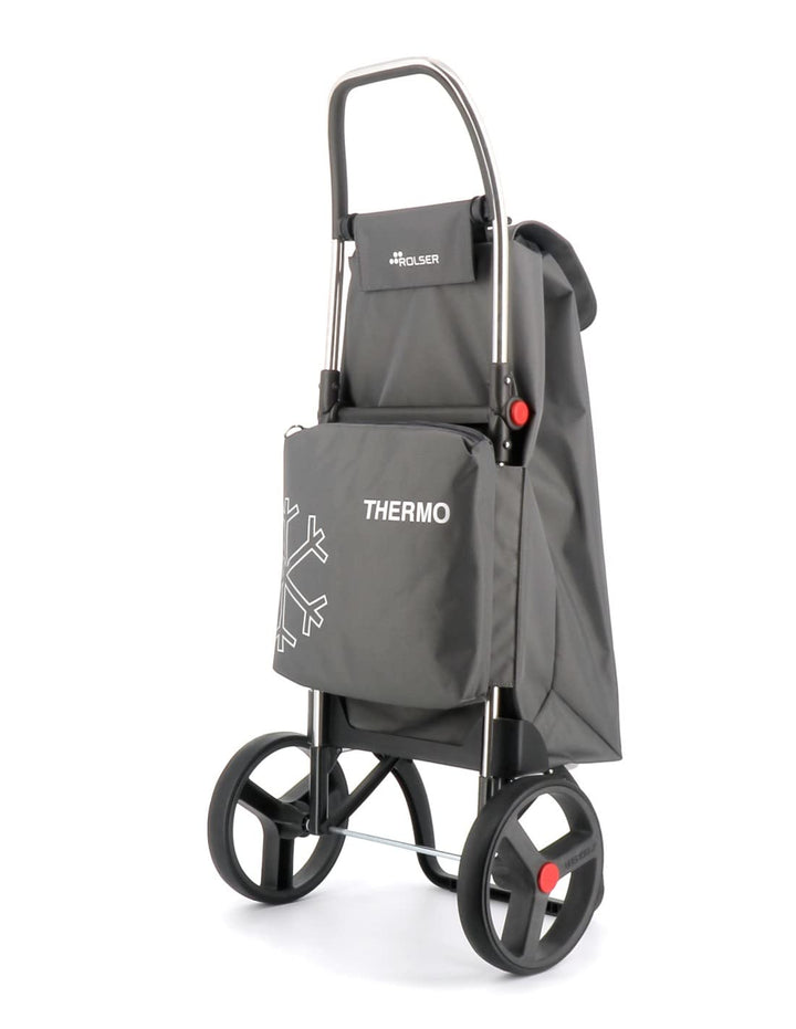 Klappbarer Einkaufstrolley Rolser I-Max Thermo Zen 2 grosse Räder - Marengo, Marengo