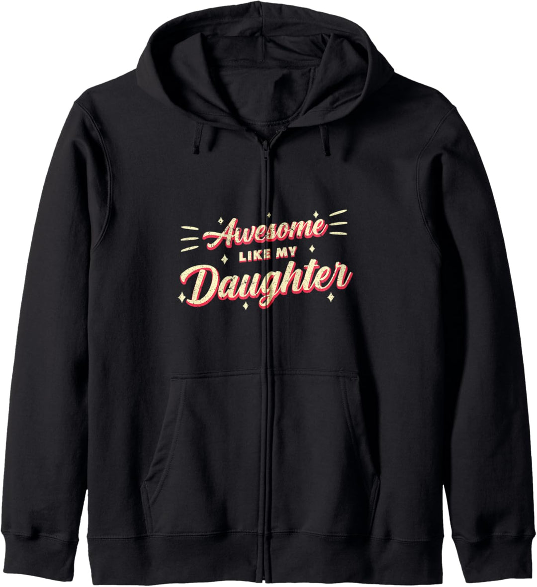 Glücklich Vatertag 2021 Awesome wie meine Tochter Männer Pap Kapuzenjacke
