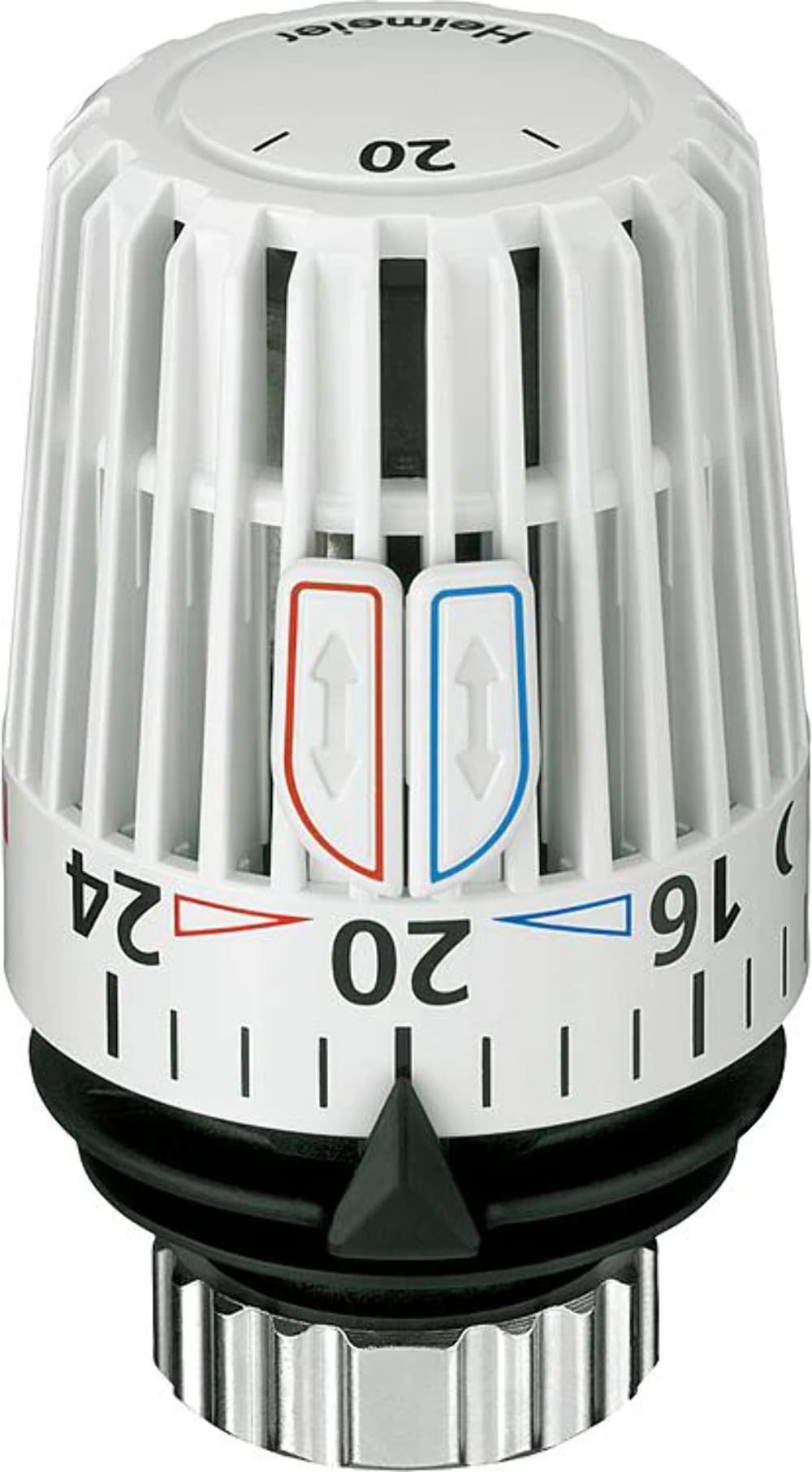 Heimeier Thermostatkopf Modell K 7000-00.500 mit Nullstellung weiss (Set: 10 Stück)