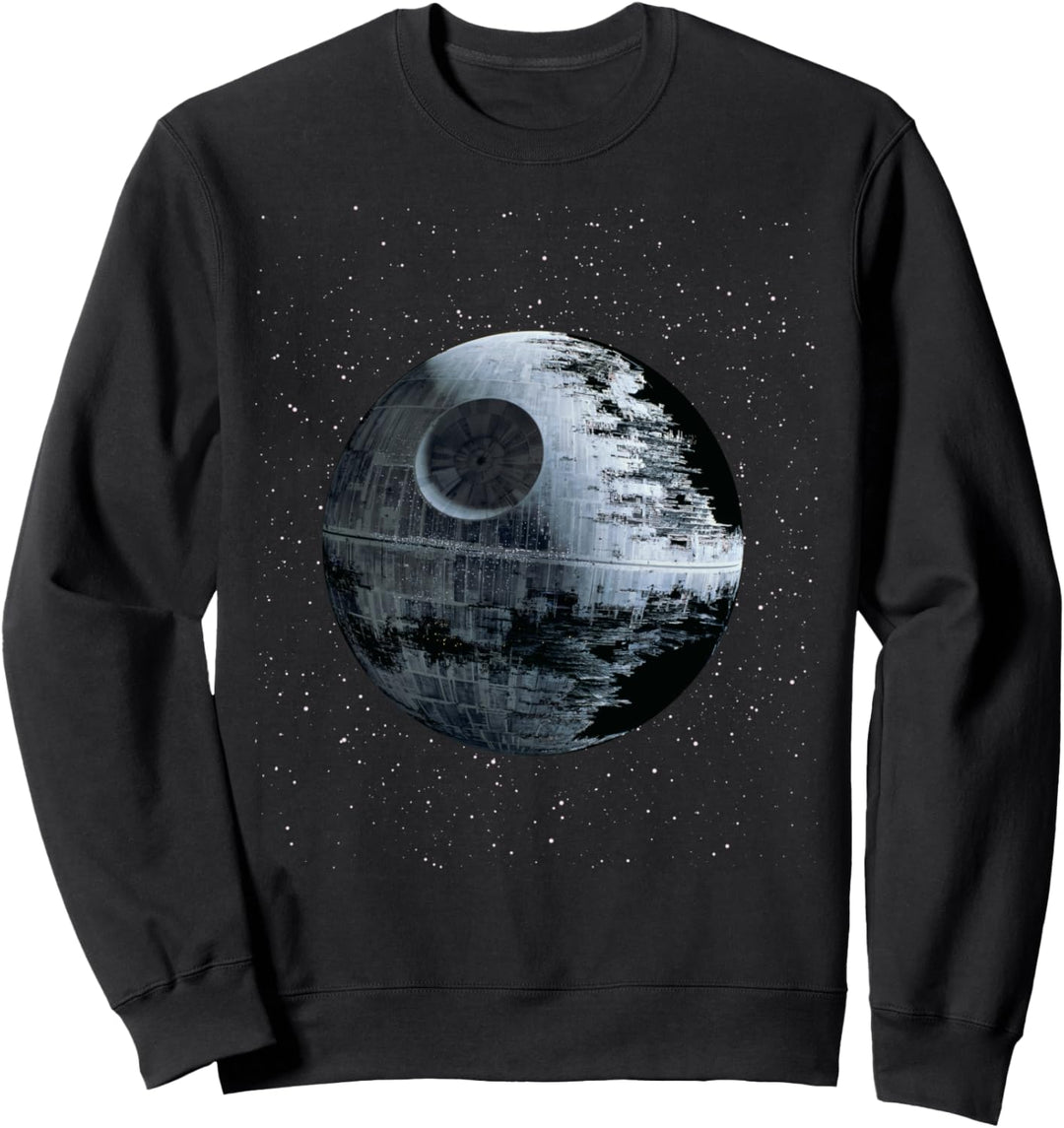 Star Wars Death Star Alone In A Crowd of Galaxies Sweatshirt