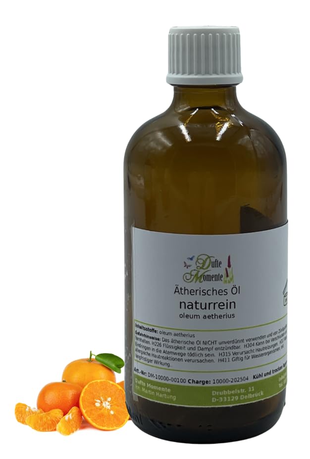 Dufte Momente | ätherisches Öl Mandarine grün 50ml | naturrein | für Aufguss Duftlampe Diffusor und