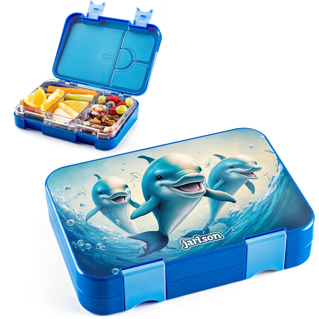 Jarlson® Brotdose Kinder mit Fächern - TONI Lunchbox - Bento Box auslaufsicher – Jausenbox für Kinde