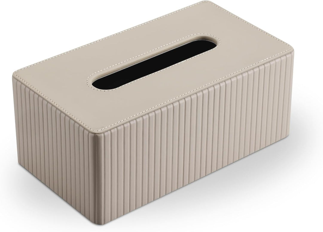 KINGFOM Kosmetiktücherbox Taschentuchbox, Rechteckige Tissue Box Tücherbox für Wohnzimmer, Badezimme