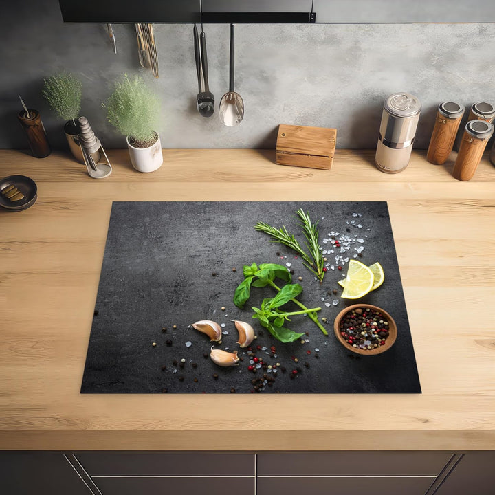 KitchenYeah© Herdabdeckplatte Einteilig Ceranfeld Abdeckplatte für Induktionsschutz Ceranfeldabdecku