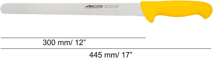Arcos Serie 2900 - Gebäckmesser Kuchenmesser - Klinge Nitrum Edelstahl 300 mm - HandGriff Polypropyl