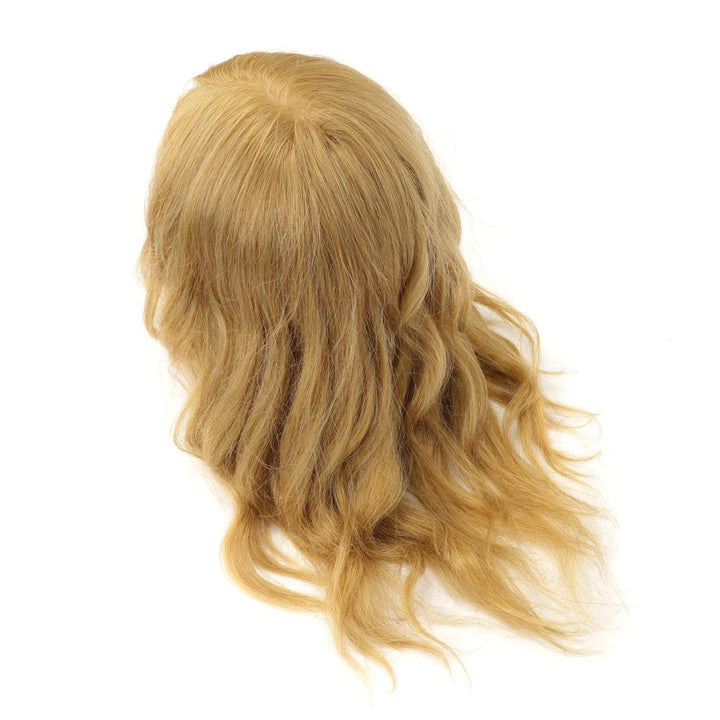 16" Frisierkopf übungskopf 100% Echthaar Trainingsköpfe für Friseure Frisierkopf Mit Langen Haaren P