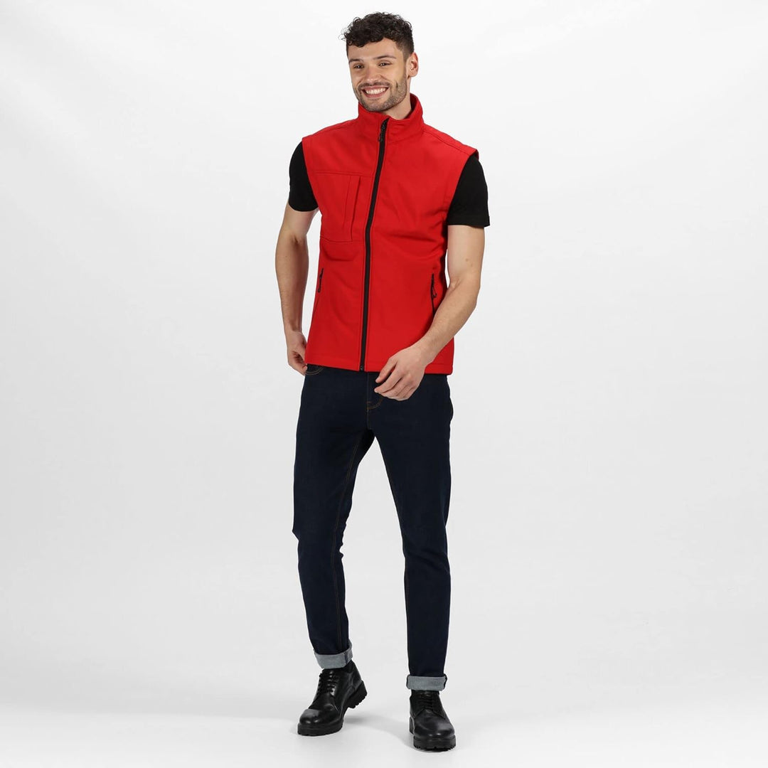 Regatta TRA848 74470 Professionelle Octagon II 3-lagige wasserdichte Softshell-Bodywarmer, Marinebla