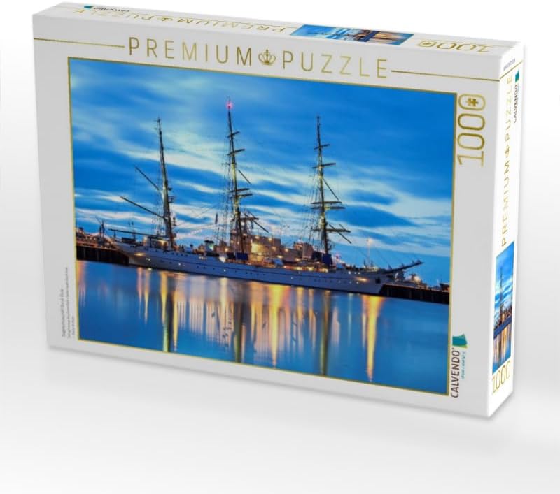 CALVENDO Puzzle Segelschulschiff Gorch Fock 1000 Teile Lege-Grösse 64 x 48 cm Foto-Puzzle Bild von w