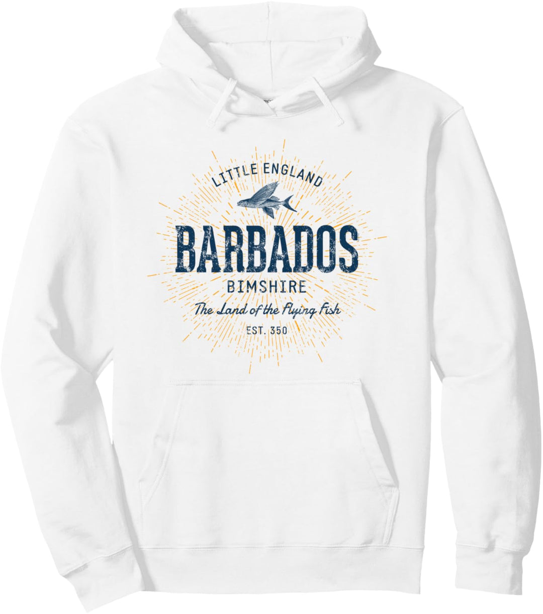 Retro Stil Vintage Barbados Pullover Hoodie