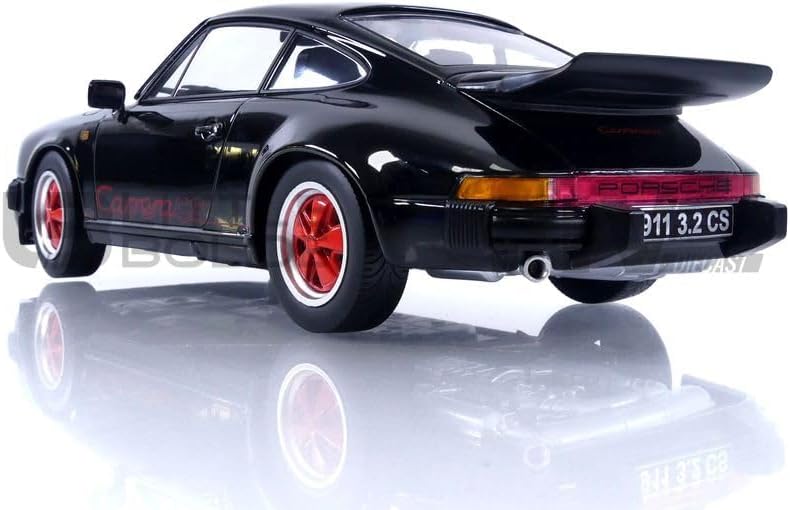 KK Scale KKDC180873 - Porsc. 911 Carrera 3.2 Clubsport Black & Red 1989 - massstab 1/18 - Sammlerstü