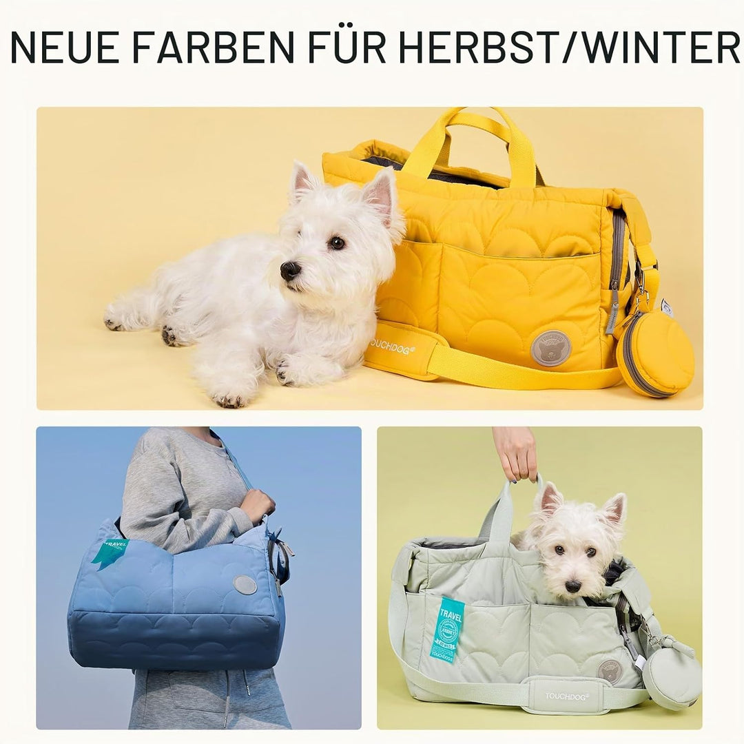 Macaron Cloud Haustiertragetasche für kleine Hunde und Katzen, leichte, tragbare Schulter- und Umhän