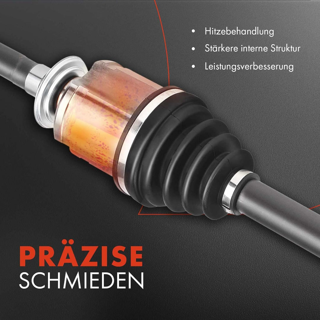 Frankberg 2x Antriebswelle Vorderachse Kompatibel mit C30 1.6L 2011-2012 S40 II 544 1.6L 2011-2012 V