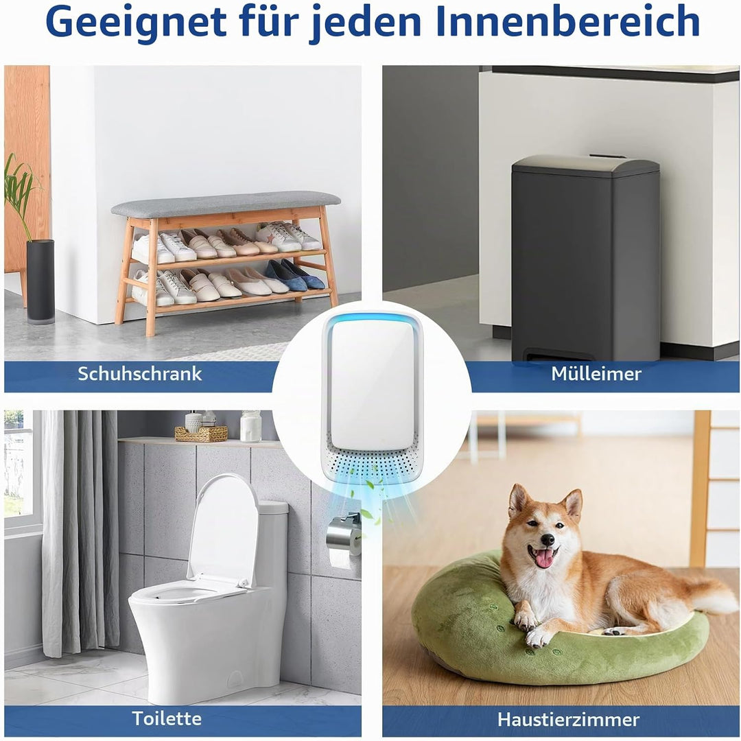 Luftreiniger, Plug In Air Purifier 4 Pack, Plug in Negativ Ionen Luftreiniger für Zuhause, Schlafzim
