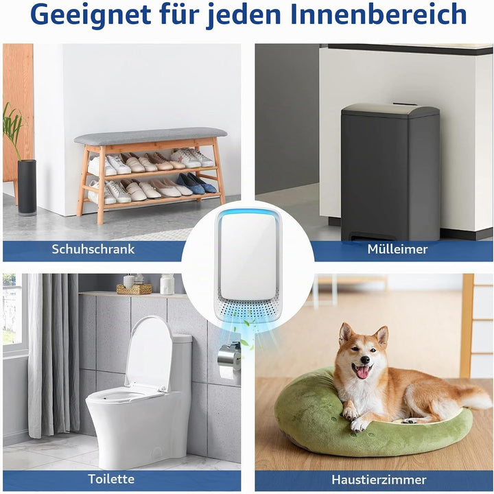 Luftreiniger, Plug In Air Purifier 4 Pack, Plug in Negativ Ionen Luftreiniger für Zuhause, Schlafzim