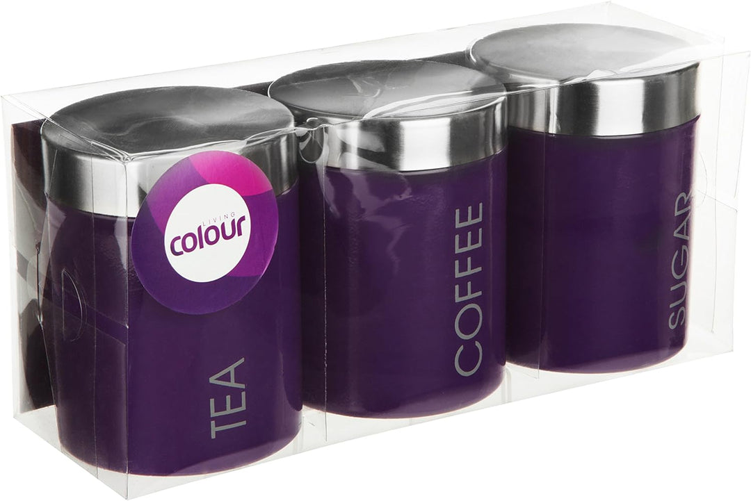 Premier Housewares Pin-up Flachmann-Set, Edelstahl, 8oz Flasche, 2Tassen, Trichter Violett, Violett