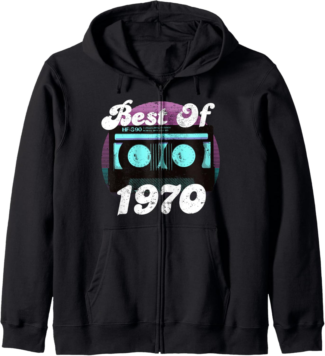 Best Of 1970 I 51. Geburtstag I Cassette Vintage 1970 Kapuzenjacke
