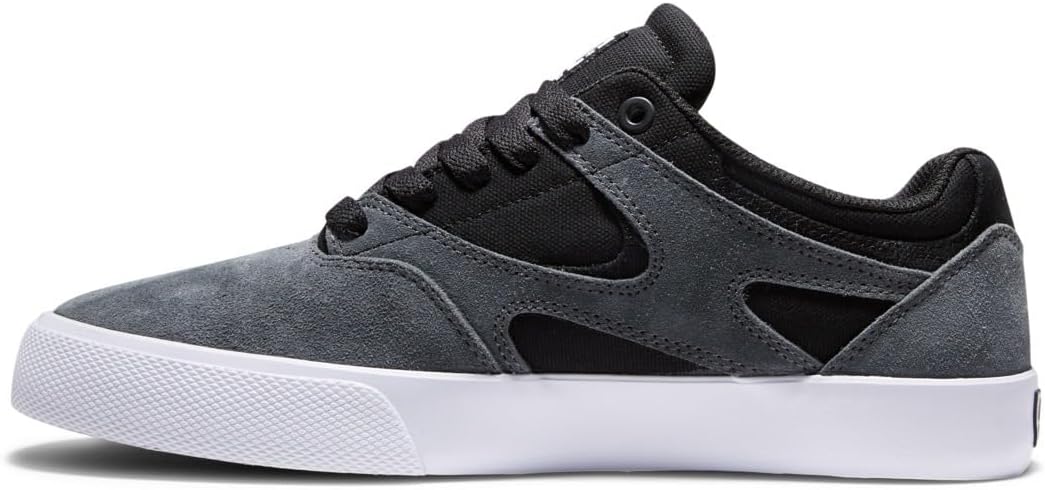 DC Shoes Herren Kalis Vulc Sneaker 42 EU Grey Black Grey, 42 EU Grey Black Grey