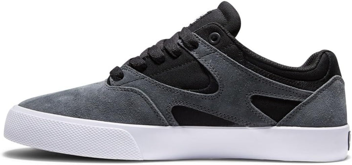 DC Shoes Herren Kalis Vulc Sneaker 42 EU Grey Black Grey, 42 EU Grey Black Grey