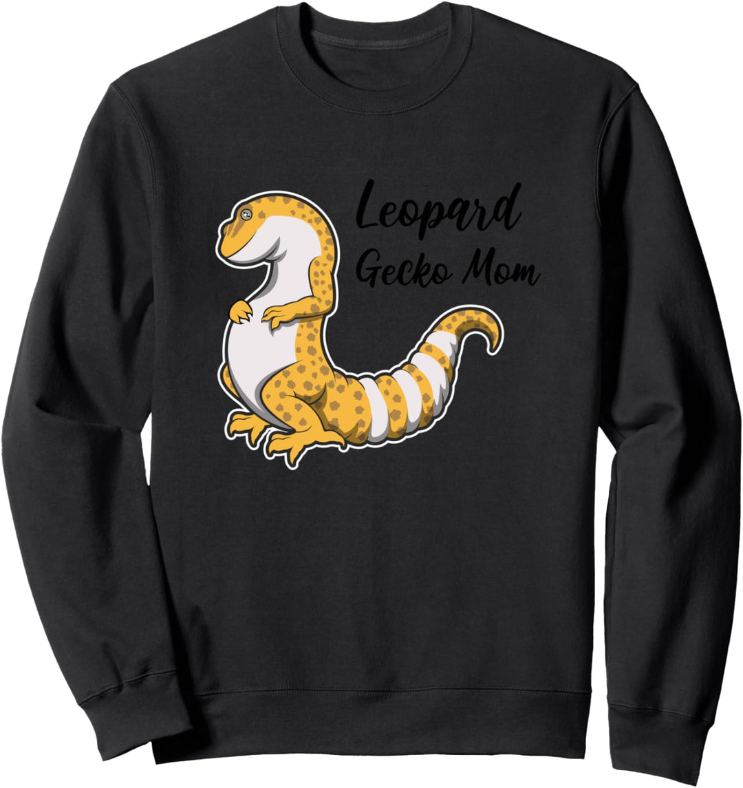 Leopard Gecko Mama Reptil Lustiger Spruch Sweatshirt